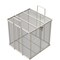 Anysizebasket Rectangular Wire Mesh Basket: 12Lx12Wx12H, 304 SS, 1/4 Rod Frame, Hinged Lid W/ Latch, Mesh: 4x.063 TMT-120120120-Q04S - alternate 2